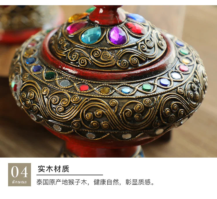 Home decoration, living room, TV cabinet, entrance, light luxury handicrafts, exotic ornaments