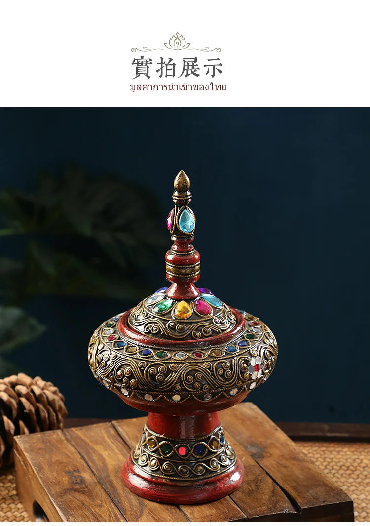 Home decoration, living room, TV cabinet, entrance, light luxury handicrafts, exotic ornaments