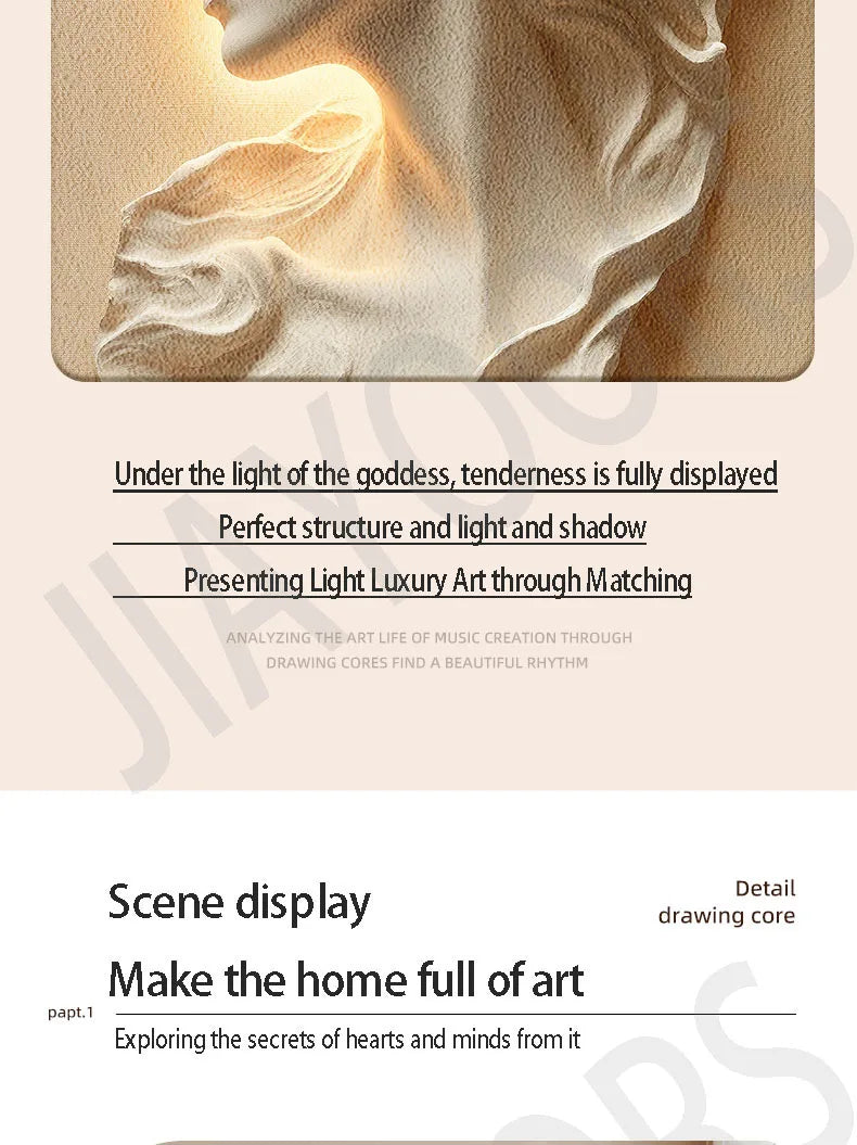 Minimally Abstract Entrance Hall Decoration Painting Hallway Hanging Painting Background Wall Lighting Painting Led Room Light