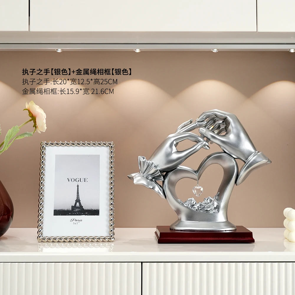 Creative Love Ornament Festival celebration Wedding Gift Crafts home desk decoration accessories living room Desktop ornament