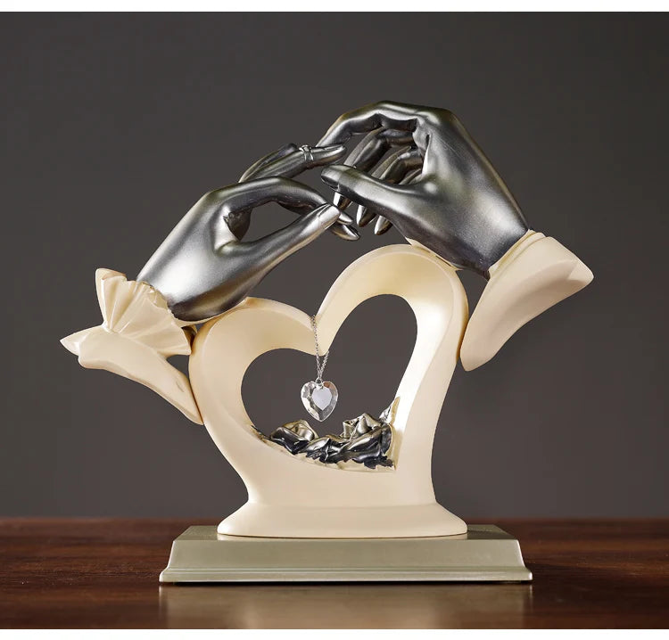 Creative Love Ornament Festival celebration Wedding Gift Crafts home desk decoration accessories living room Desktop ornament