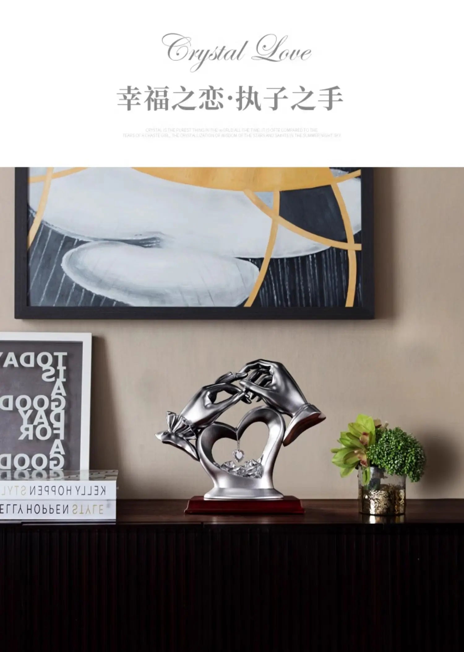 Creative Love Ornament Festival celebration Wedding Gift Crafts home desk decoration accessories living room Desktop ornament