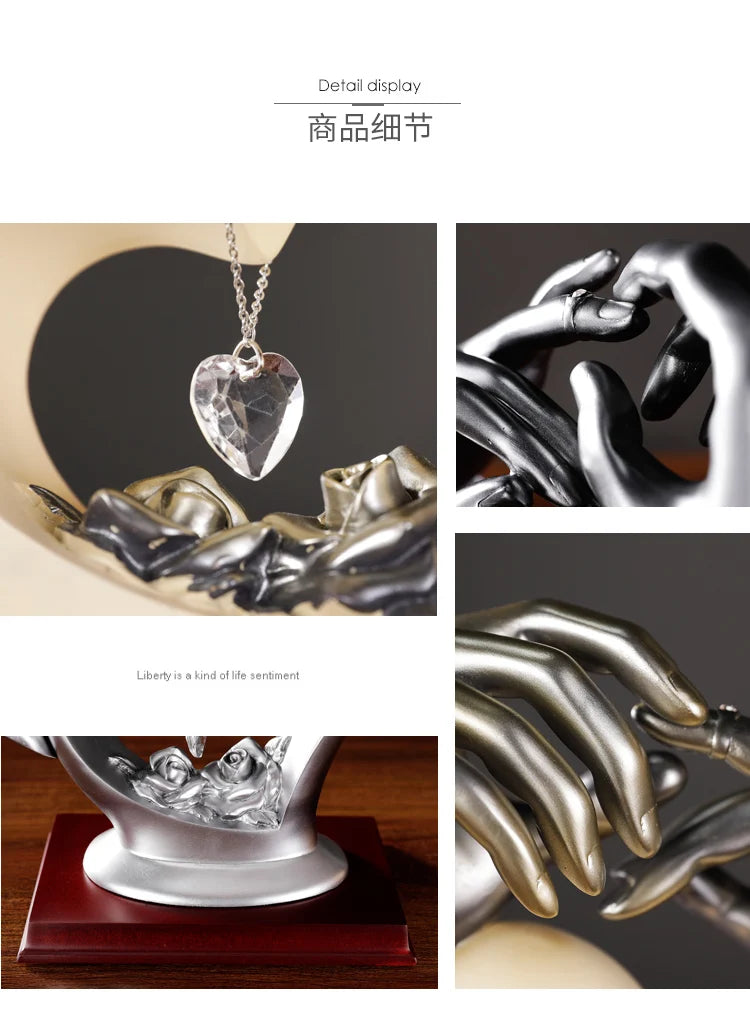 Creative Love Ornament Festival celebration Wedding Gift Crafts home desk decoration accessories living room Desktop ornament