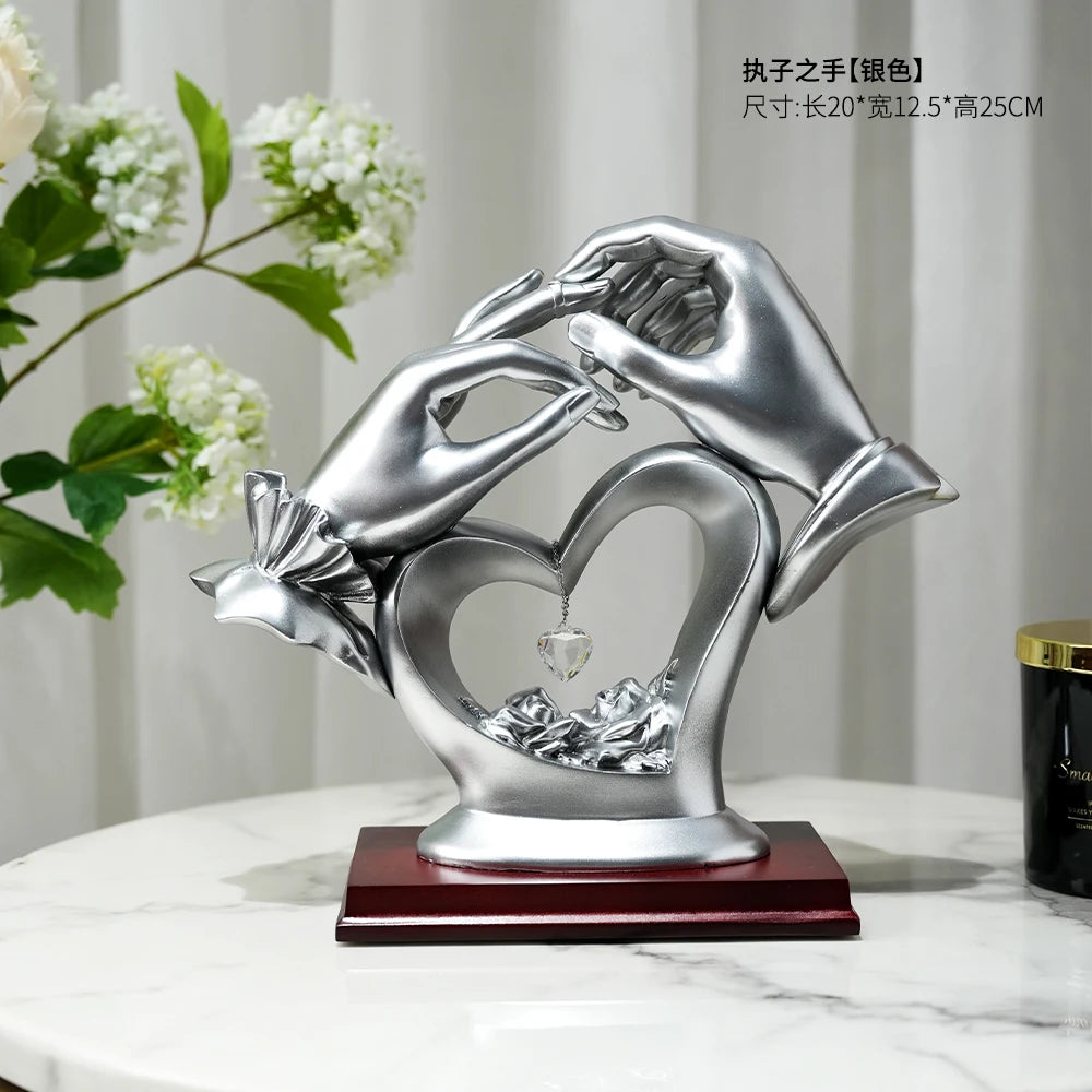 Creative Love Ornament Festival celebration Wedding Gift Crafts home desk decoration accessories living room Desktop ornament