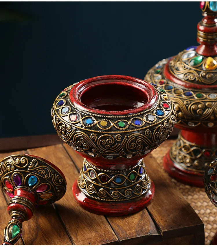 Home decoration, living room, TV cabinet, entrance, light luxury handicrafts, exotic ornaments