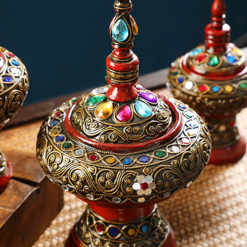 Home decoration, living room, TV cabinet, entrance, light luxury handicrafts, exotic ornaments