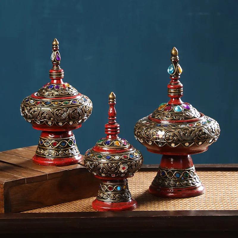 Home decoration, living room, TV cabinet, entrance, light luxury handicrafts, exotic ornaments