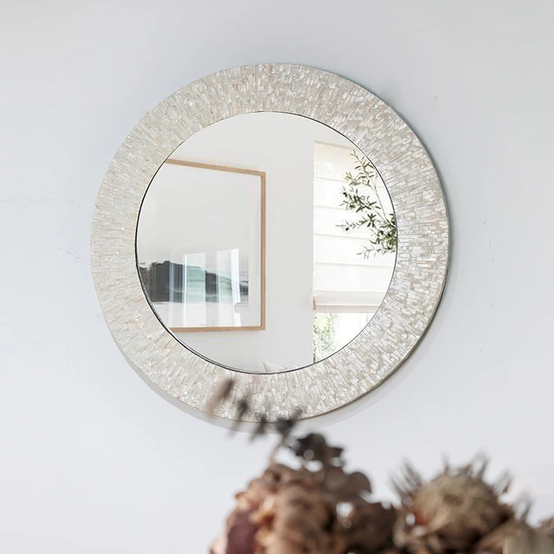 Wall Hanging Decorative Mirrors Living Room Glass Bedroom Decorative Mirrors Bathroom Aesthetics Makeup Mirror Room Decor